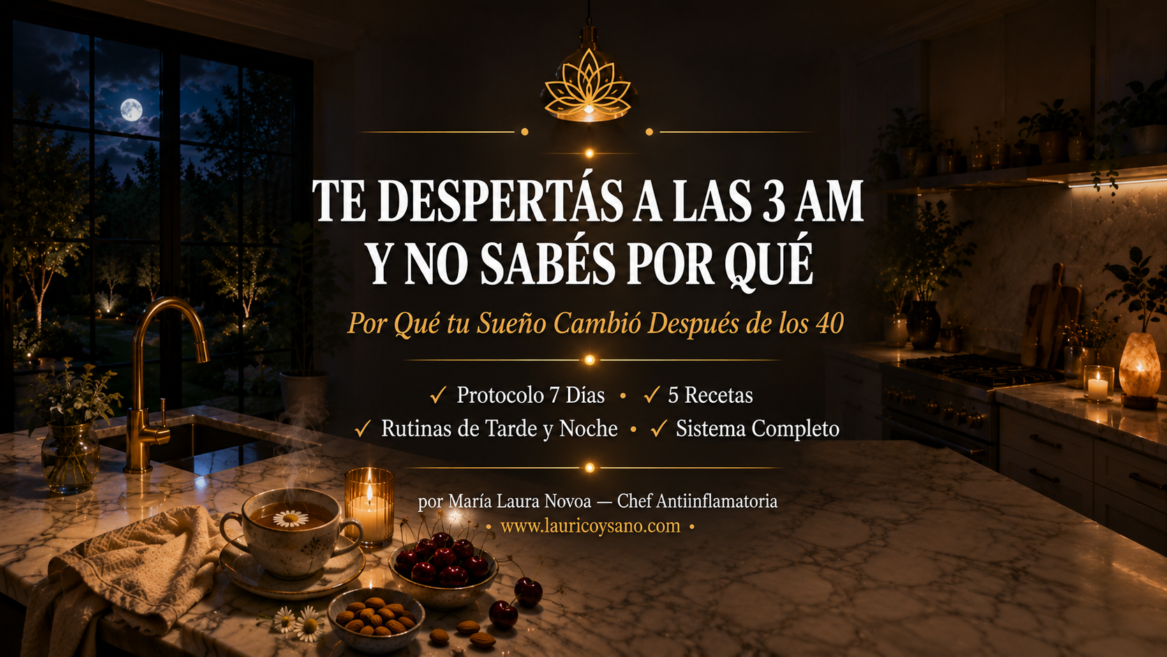 Te Despertás a las 3am y No Sabés Por Qué — Recuperá tu Sueño Profundo Después de los 40